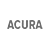 alkuperäiset OE ACURA osat luettelo